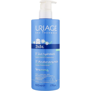 Uriage Bébé 1st Kosteuttava vartalo- ja kasvovoide vastasyntyneille syntymästä alkaen - 500ml