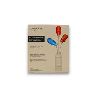 Apotcare My Clinical Serum Set 3x10ml Vitamina B3 Retinoid Vitamina A Acid Hialuronic Tratament Față Antirid Antiroșeață Anti-îmbătrânire 