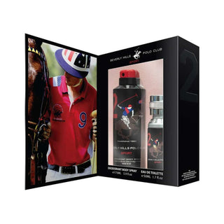 Beverly Hills Polo Club 1982 Sport 2 Geschenkset für Herren Eau de Toilette 50 ml + Deospray 175 ml 