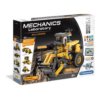 Clementoni Laboratorio di Meccanica Bulldozer 200 pezzi — Set da Costruzione