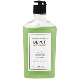 Depot, Shave Specifics Nr. 406, Mentol, Gel de ras cu efect de catifelare și revigorare, 200 ml