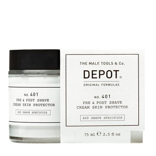 Depot, Specifika holení č. 401, Zklidňující krém, před a po holení, 75 ml