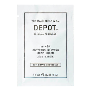Depot, 400 Specificații de ras Nr. 404, Alantoină, Calmantă, Cremă de ras, 10 ml