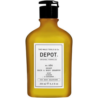 Depot Nr. 606 Șampon 2-în-1 Mentă, Ghimbir & Cardamom 250 ml 