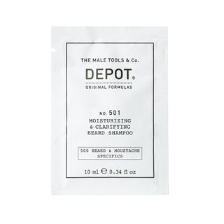 Depot Nr. 501 Șampon hidratant pentru barbă cu provitamina B5 10 ml 