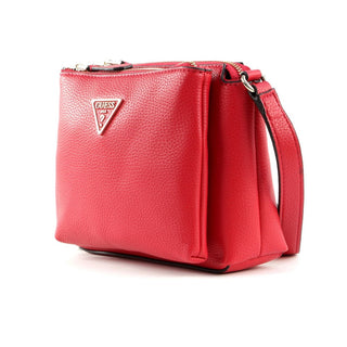 Guess, Becca, Bolso de hombro de tela, rojo, para mujer