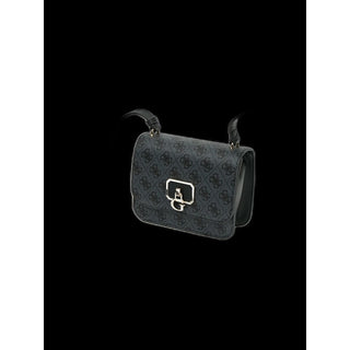 Guess, كاربون، حقيبة كتف من القماش، أسود، 79780، 18.5 × 14.5 × 7 سم، للنساء
