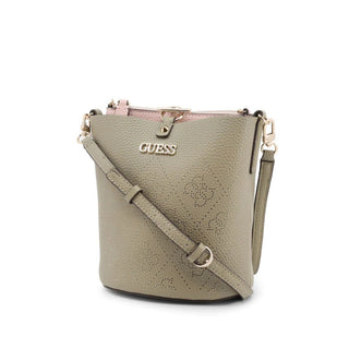 Guess, Amara, Polyester, Fabric Bag, 4G Logo, Green, HWSG8493010, 22 x 20.5 x 14 cm