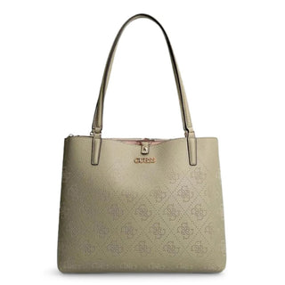 Guess, Amara, 4G Logo, Fabric Shoulder Bag, Olive Green, HWSG8493100, 34 x 29 x 11 cm, Women's