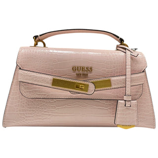 Guess, Enisa, polyurethane, fabric bag, powder pink, CA842120, women, 29 x 16.5 x 11 cm