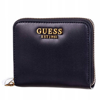 Guess, Portfel materiałowy, SLG Card, SWVB8500370, czarny, damski
