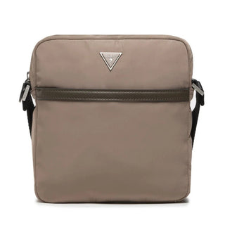 Guess, Nylon en leer, stoffen schoudertas, HMCERN, 21,5 x 21,5 x 6,5 cm, dames