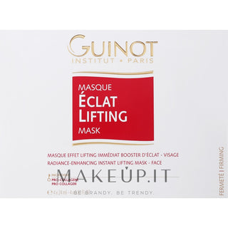 Satz, Guinot, Eclat Vitamin C Lifting Nachtcreme-Maske Gesicht 4 Stück 19ml