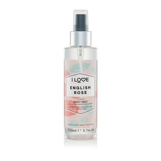 I Love, English Rose, Erfrischend, Körperspray, 165 ml