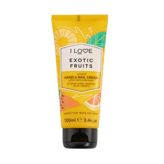 I Love, Signature Collection, Moisturizing, Hand & Nail Cream, Exotic Fruit, 100 ml