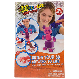 Ido3D 3D kreslicí sada se 2 vertikálními pery s integrovanou změnou barvy pro děti od 8 let 