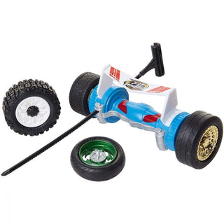 Jakks Pacific, 4个轮胎+涡轮发射器， Jakks Pacific, 飞轮，蓝色，儿童适用