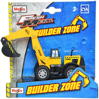 Maisto, Fresh Métal, Zone de construction, Excavatrice, Orange, 1:24, 3+ mois