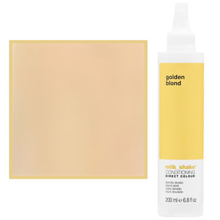 Milk Shake, Acondicionador para cabello rubio dorado, color directo sin amoniaco, 200 ml