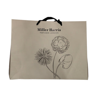 Miller Harris, sac en tissu, gris, 46 x 36 x 15 cm