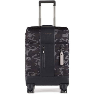 Piquadro, quatre roues, chariot de cabine textile, camouflage
