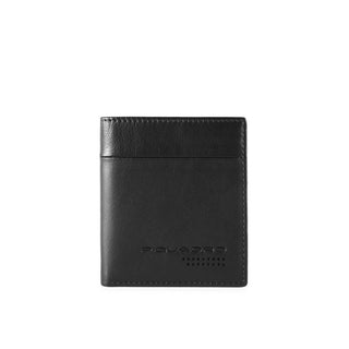 Piquadro, Portefeuille Urban Leather avec porte-cartes de crédit noir pour homme