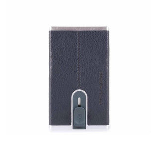 Piquadro Men's Blue Leather Wallet Square Sliding System PP4891B3RBLU4 