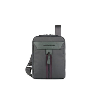 Piquadro, Trakai, Shoulder Bag, Fabric Shoulder Bag, Green, 16 x 22 x 4 cm, Men's
