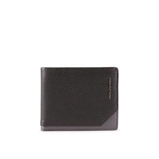Piquadro, leather wallet, 42023100, black, for men