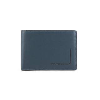 Piquadro, Leather Wallet, Key Holder, PU257PQJR, Blue, Men