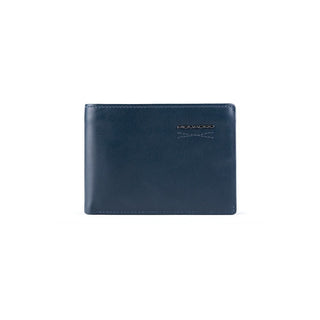 Piquadro, PU4823W110R Navy Blue Slim Leather Wallet for Men