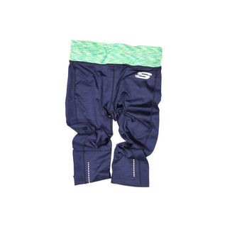 Skechers, GoWalk Women's Synthetic Sports Leggings, Dark Blue, Size 12