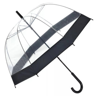 Parapluie Transparent Résistant TIGI avec Poignée Courbée 
