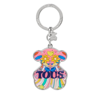 Tous, Llavero de metal con forma de oso de flores mágicas