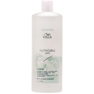 Wella Professionals, Nutricurls Waves, без сульфатов, шампунь для волос, питательный, 1000 мл