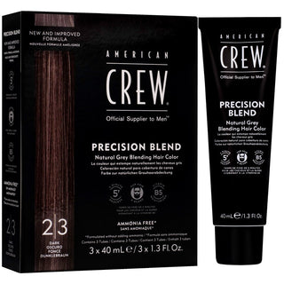 American Crew Precision Blend 头发脱水剂 3X40 毫升 深色