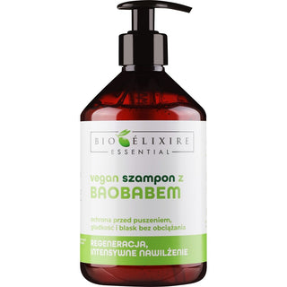 Shampoo Bioelixire Baobab kosteuttava vegaaninen 500ml