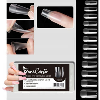 Deni Carte Tipsy Flexible Square 120 pièces