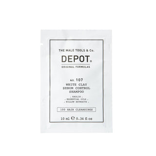 Depot Șampon pentru controlul sebumului nr. 107 cu argilă albă 10 ml