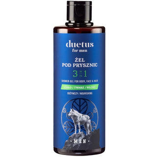 Nettoyant corps nourrissant 3 en 1 pour hommes Duetus 300 ml