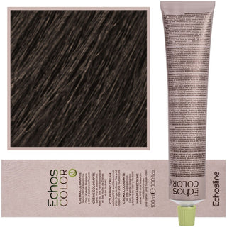 Crema colorante Echosline Echos - Tinte para el cabello 100 ml Hielo 6.0 | Rubio oscuro Hielo natural