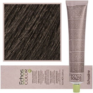 Crema colorante Echosline Echos - Tinte para el cabello 100 ml Hielo 7.0 | Rubio medio hielo natural