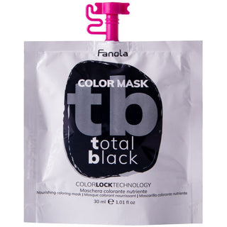 Fanola Mască colorată 30 ml Total black