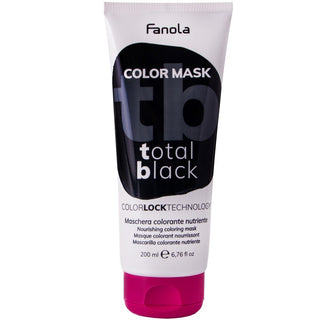 Fanola Mască colorată 200 ml negru Total