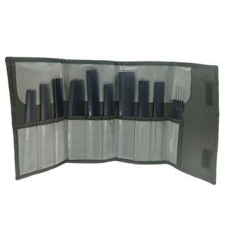 FOX NANO hair comb set in etui 10 pieces