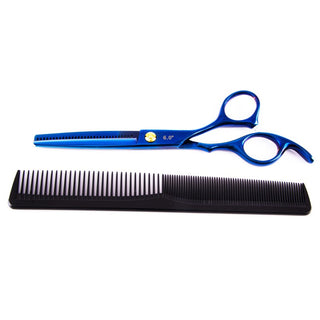 Kit de coiffure Fox Blue Rose Blue, diluant, étui et accessoires