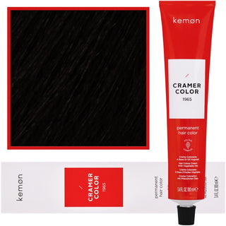 Kemon Cramer Color Haarfarbe 100ml 3.21 | Dunkelbeige braun asch