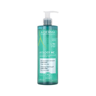 A-Derma Biology AC ג'ל קצף ניקוי אורגני 400 מ"ל 