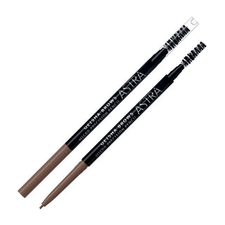 Astra Make-up Geisha præcisionsblyant til øjenbryn farve 02 Askeblond 0,9 g 