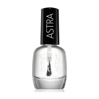 Astra Make-up Gel Effect nagellack långvarig färg 01 Transparent 12 ml 
